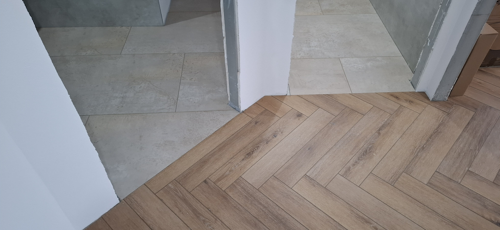Coretec herringbone a dlazba